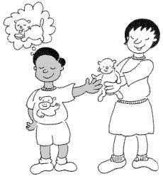 Illustration by Andrea Elovson, from The Kindergarten Survival Handbook