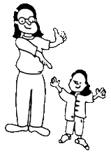 Illustration by Andrea Elovson, from The Kindergarten Survival Handbook